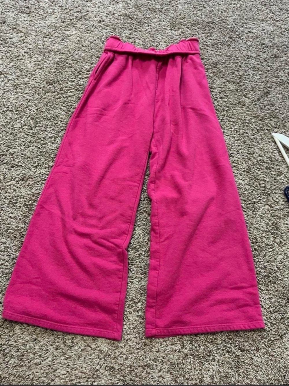 art class Hot Pink Wide-Leg Girls Sweatpants